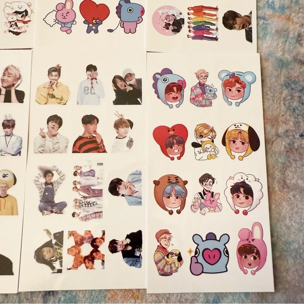 K-pop Temporary Tattoos BTS 8 sheets Army
